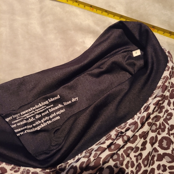 Leopard print running skirt - Picture 6 of 8
